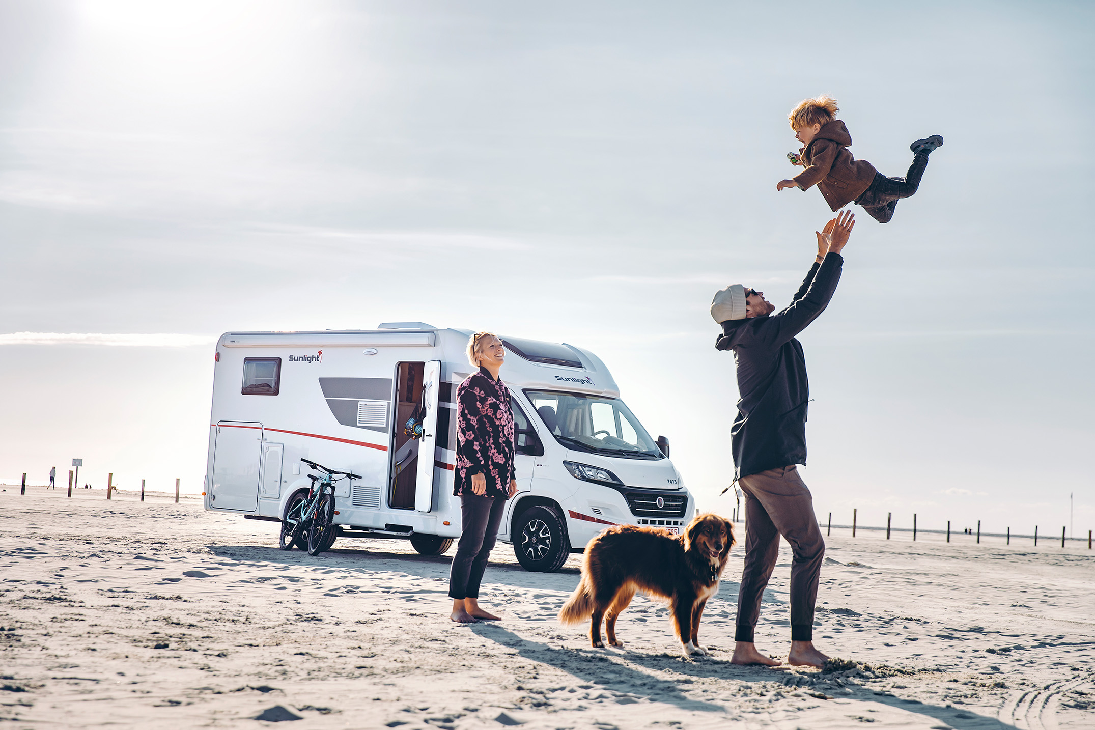 Autocaravana en ruta para visitar pueblos con encanto